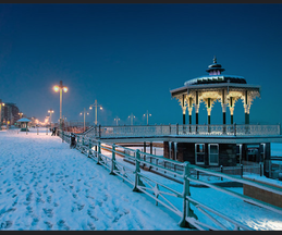 The bandstand in winter